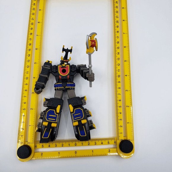 Mighty Morphin Black Power Ranger Action Figure Toy 6.5 in Bandai 2002 - Picture 8 of 8